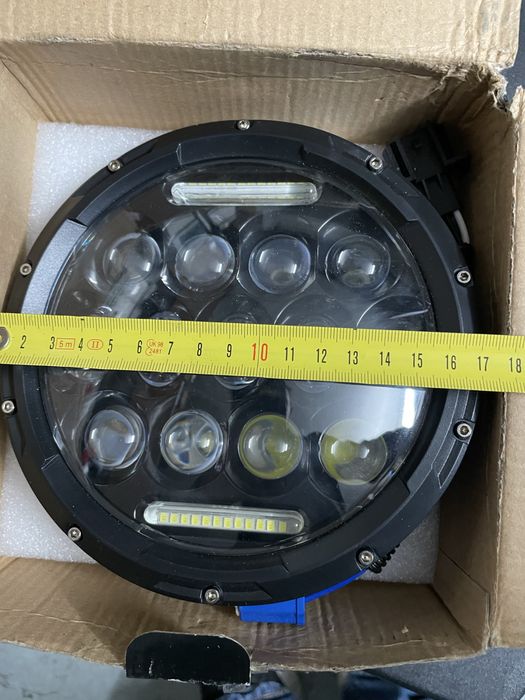 Farol mota Led 17/18cm