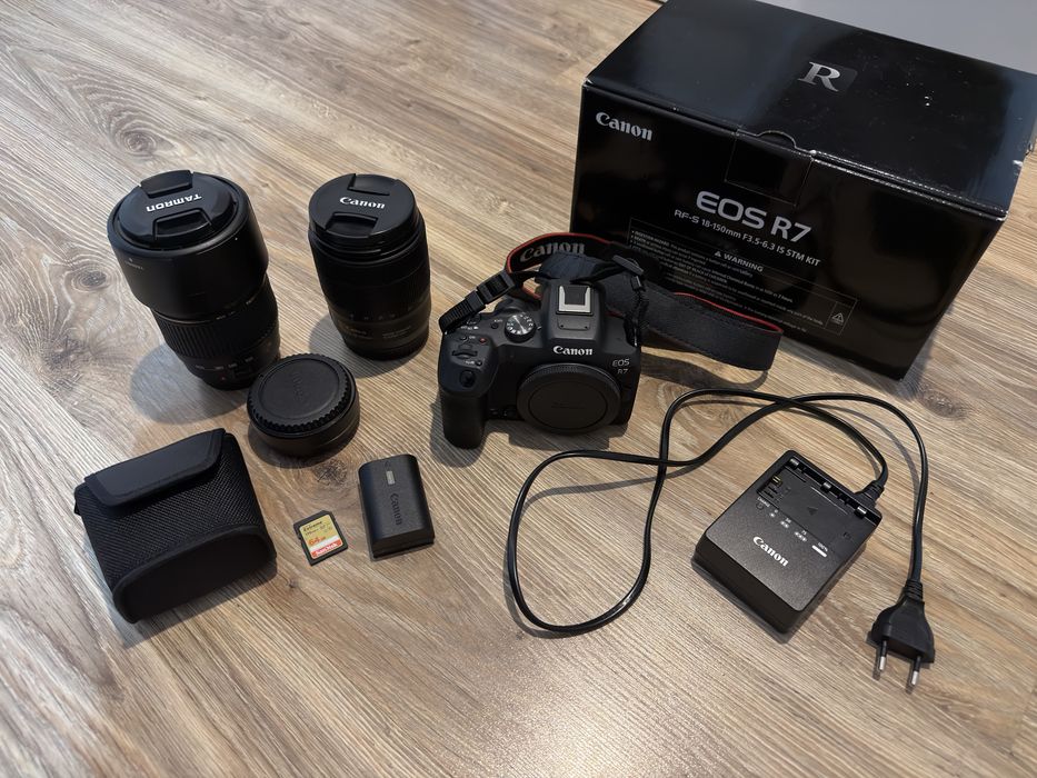 Canon EOS R7 na gwarancji + 18-135mm Nano USM + GRATIS Tamron 70-300mm | Zestaw