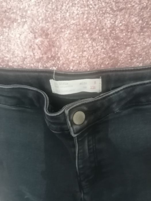 Calça ganga preta zara