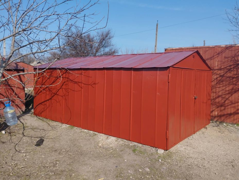 Продам гараж металлический разборной 6 на 3,6.
