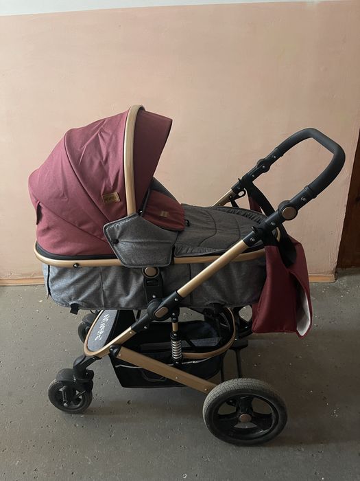 Коляска Ninos  BRAVA NEW RED 2 в 1