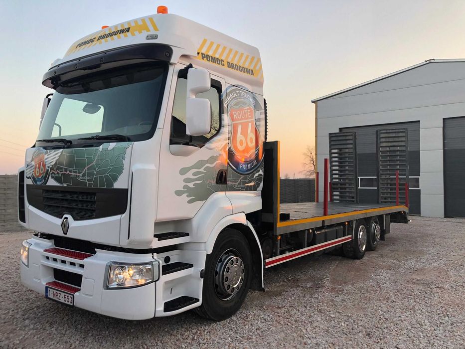 Usługi transportowe auto lawetą ciężarową