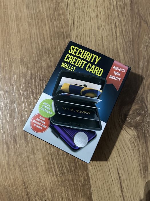 Etui ochronne na karty aluminiowe