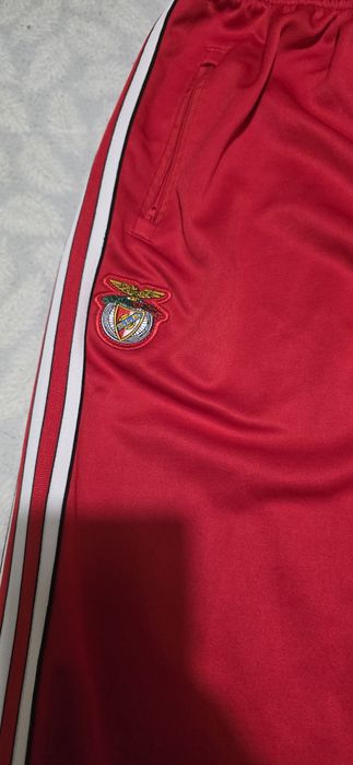 Calças de fato de treino Adidas Benfica – Vermelhas