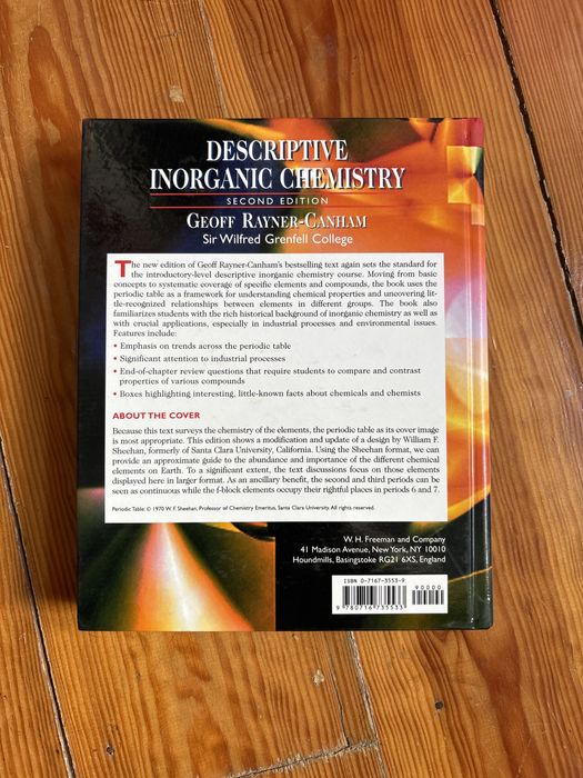 Descriptive Inorganic Chemistry