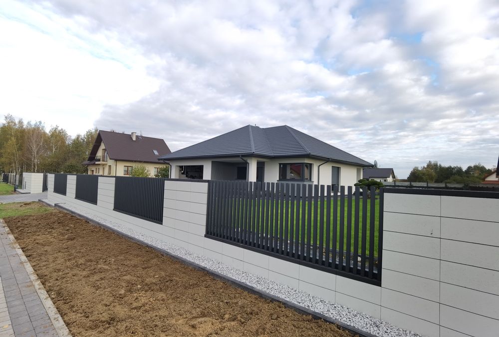 Ogrodzenie grzebieniowe przęsła