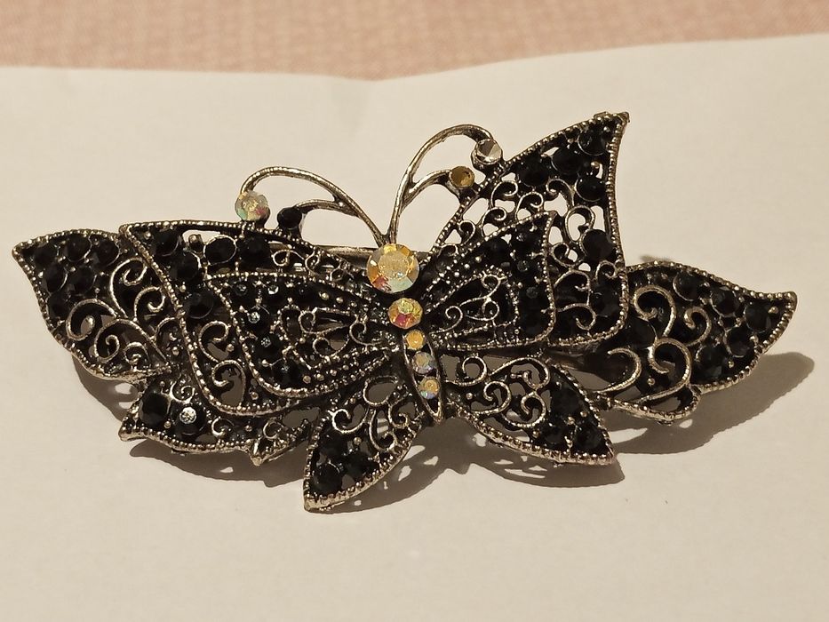 Spinka do włosów vintage motylek