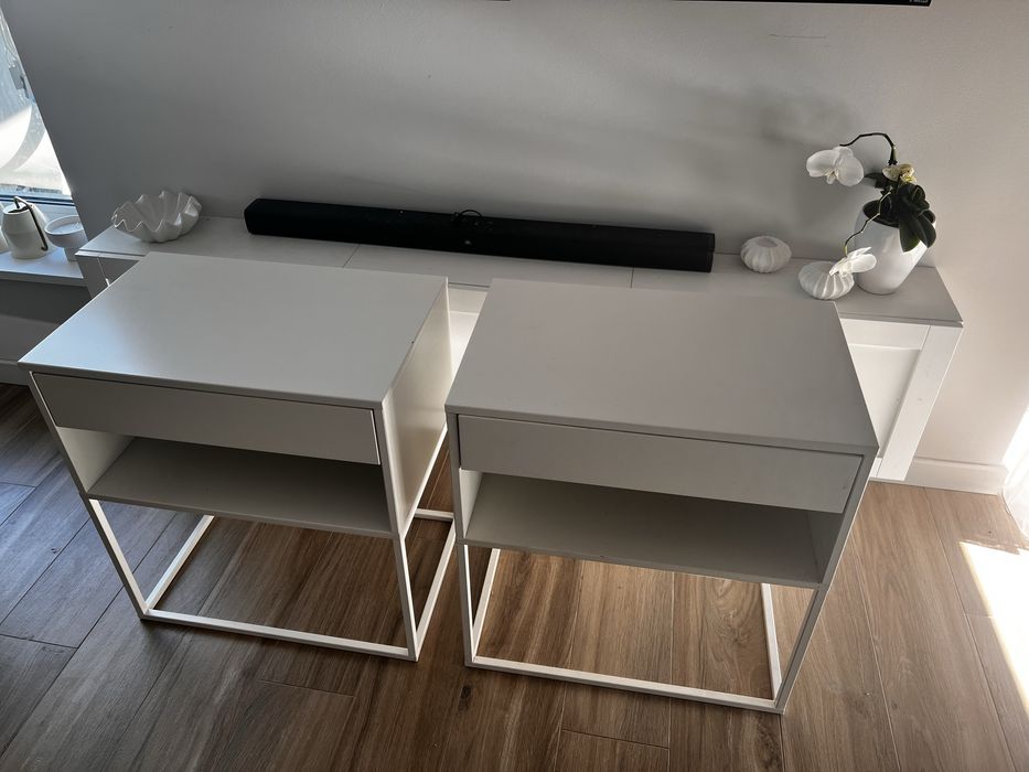 Stolik nocny ikea 3 sztuki VIKHAMMER