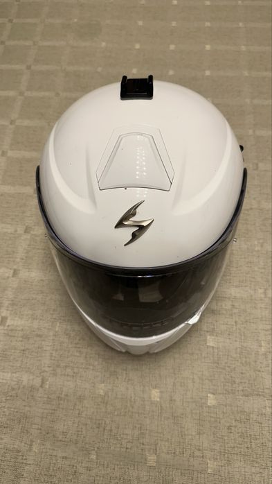 Kask szczekowy xl scorpion exo 920 z blenda i sluchawka bluetooth