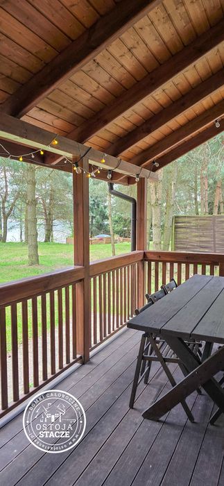 Dom kominek Bania Jacuzzi noclegi Mazury Promocja domek jezioro