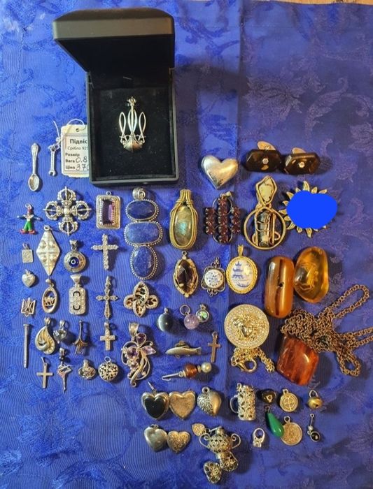 Серебро колечки серьги браслеты кулоны