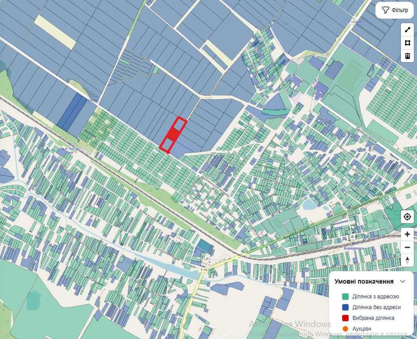 Продам участок 270 соток, бучанский р-н БОРОДЯНКА Собственник