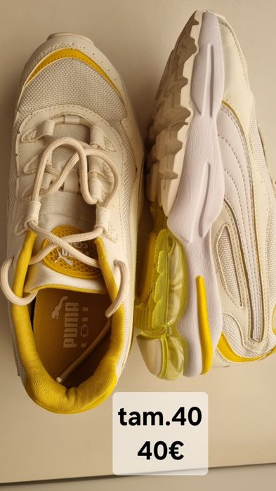 Tenis usados e novos