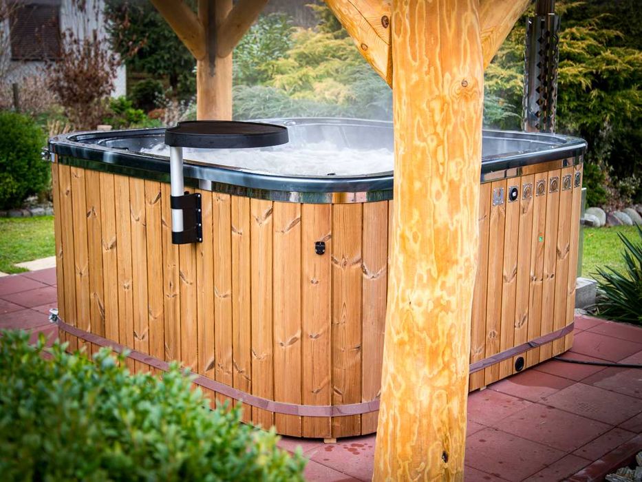 Wanna SPA akrylowa JACUZZI ogrodowe 204x204cm hydro POLSKI PRODUCENT