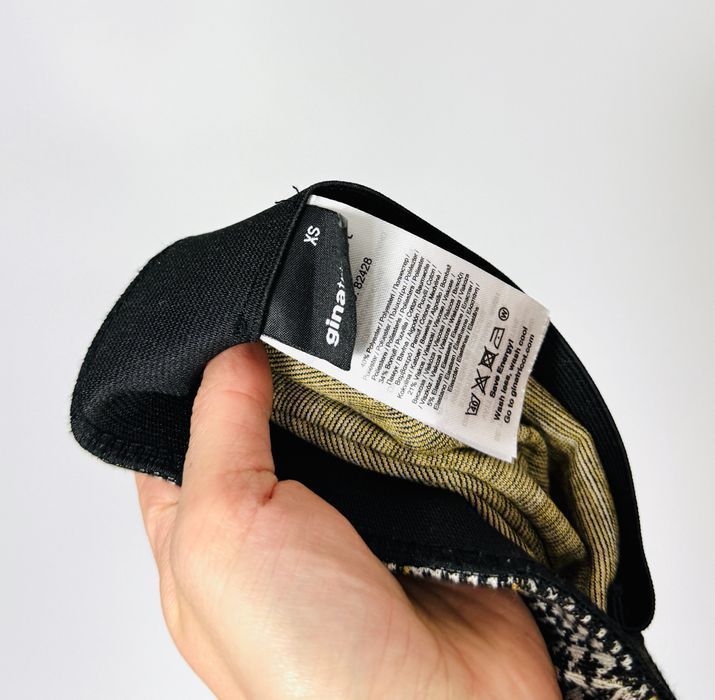 Spódnica w kratę w odcieniach beżu XS 34 Gina Tricot