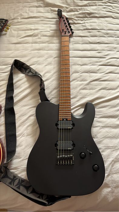 Harley Benton Fusion-T II EMG MN HT SBK - ustawiona super stan