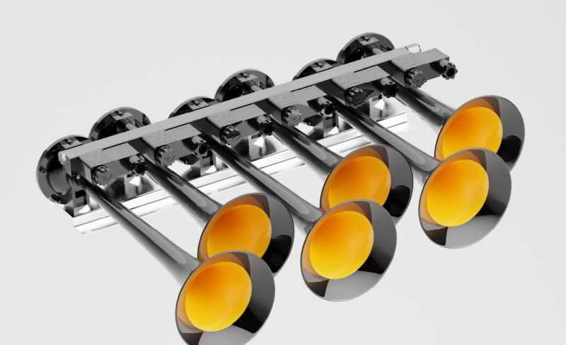 Basuri 5.0 Nowość Sygnał dźwiękowy fanfara klakson 24 melodie TIR