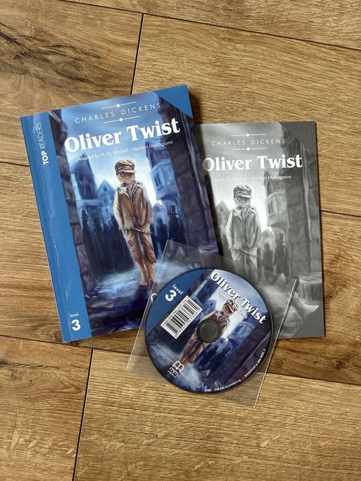 Nowa książka „Oliver Twist” w języku angielskim z słownikiem i płytą
