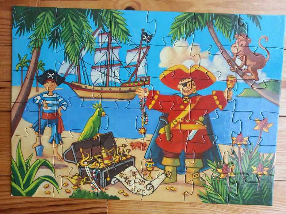 Puzzle infantil com 36 peças