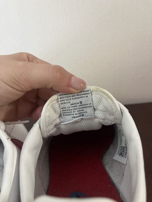 Кросівки Nike Classic Cortez Leather White Red