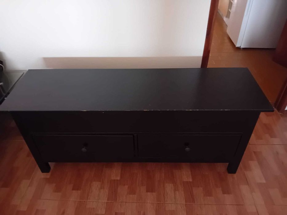 Banco Baú IKEA HEMNES (Preto-Castanho) – Descontinuado