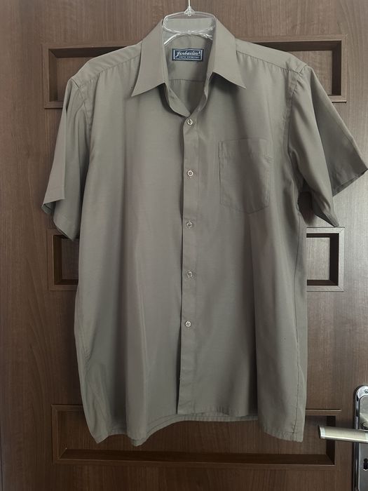 Koszula męska firmy Jinbailin kolor khaki rozmiar 40/41, XL