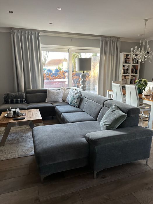 Kanapa U z funkcja spania.