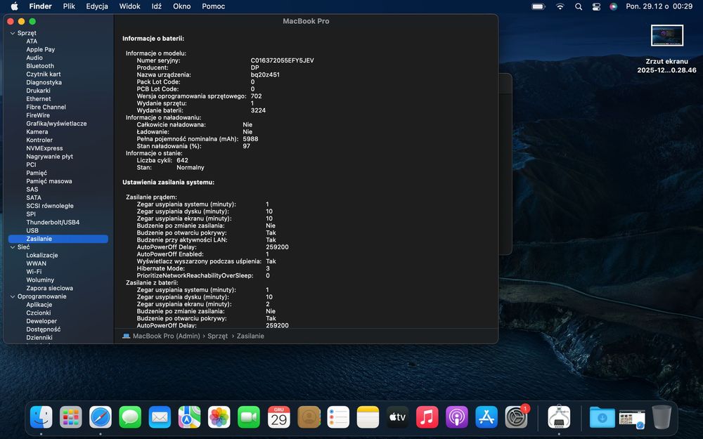 Mocny MacBook Pro 13 A1502 Intel Core i5 2015 rok