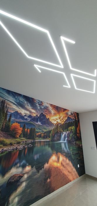 Aplicação papel parede Cola incluída