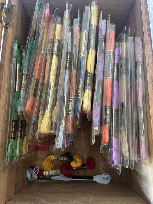 Linhas e acessorios de costura