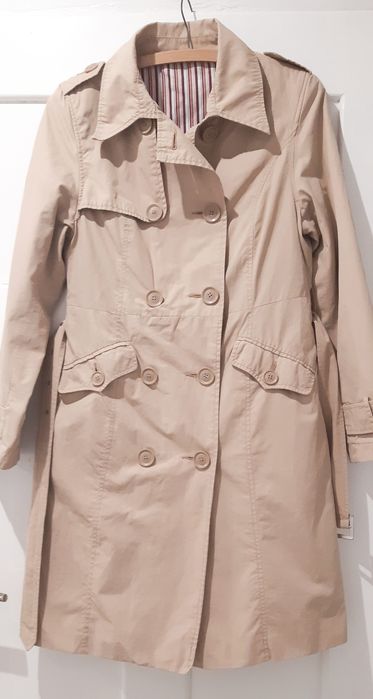 Płaszcz damski trencz beżowy Yessica C&A roz.36-38