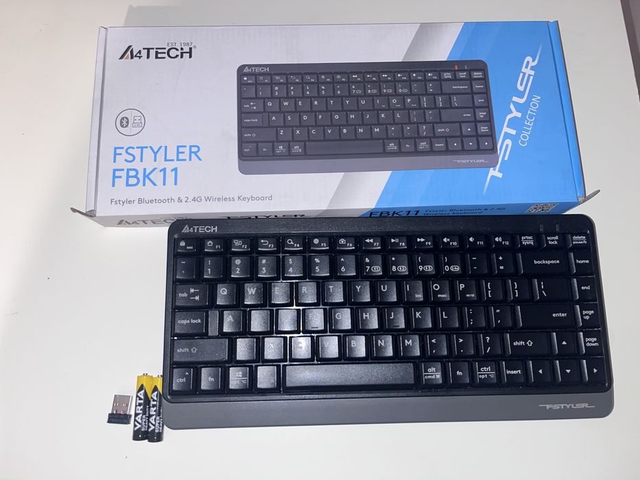 Klawiatura bezprzewodowa A4Tech FBK11, bluetooth + 2,4 usb