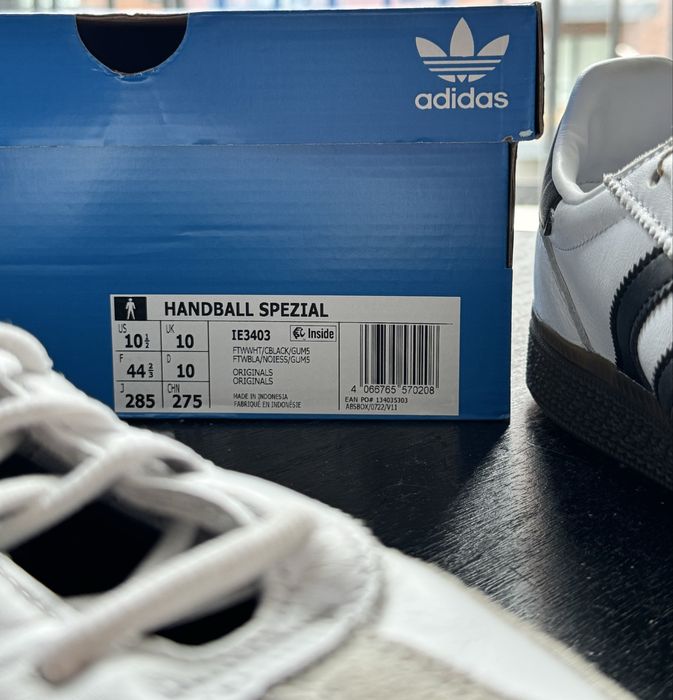 Sneakersy adidas handball spezial white, 44 2/3