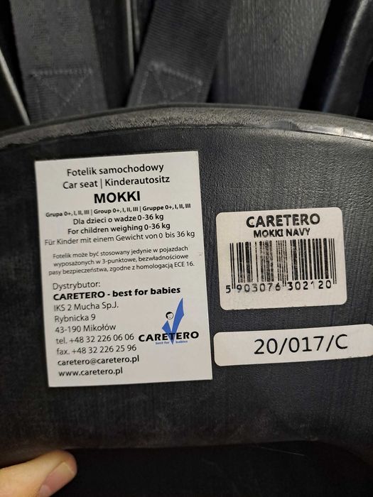 Fotelik samochodowy mokki