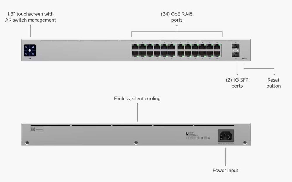 Ubiquiti Unifi Switch Standard 24 (USW-24) (F-VAT)