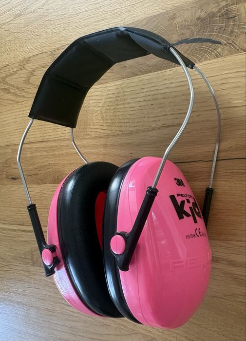 Nauszniki słuchawki ochronne dla dzieci. 3M Peltor KID różowe. Idealne na koncert