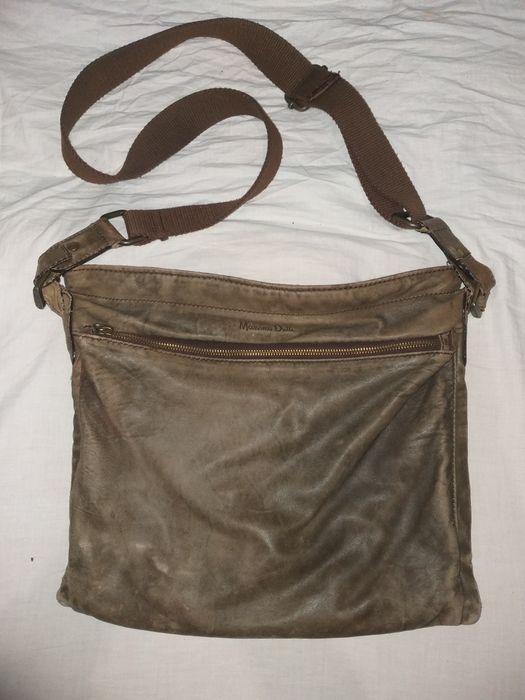 Мужская брендовая кожаная сумка