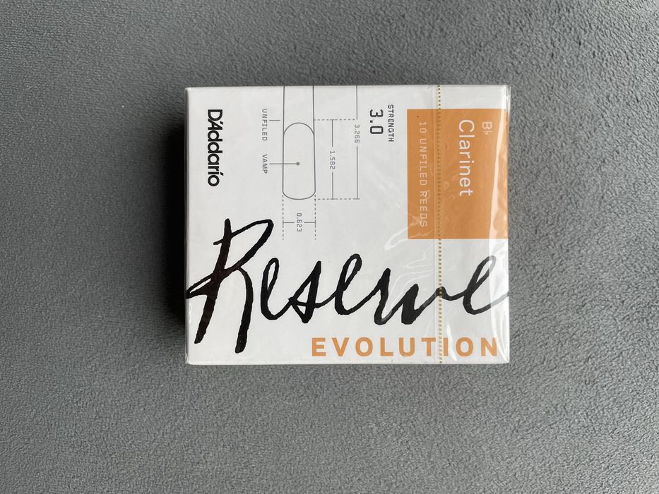 Stroiki do klarnetu D’Addario Reserve Evolution nr 3 nowe!