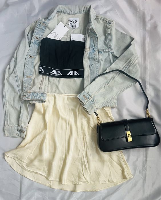 Спідниця H&M, колір butter yellow, S