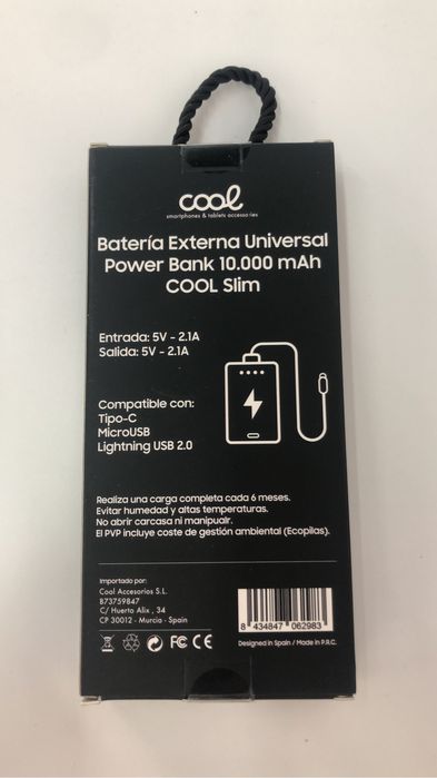 Power bank 10.000 mAh COOL