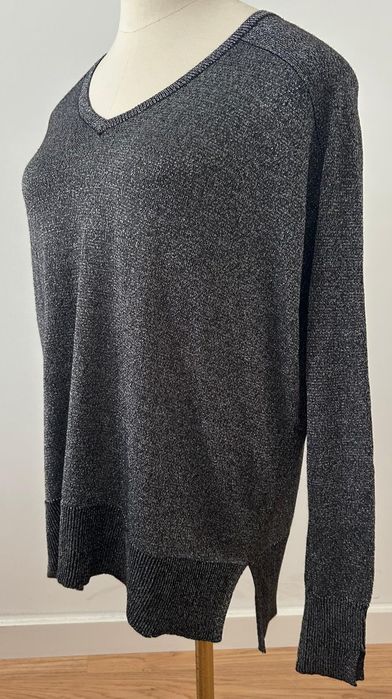 Camisola preta glitter oversize Primark