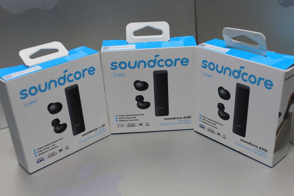 Навушники Bluetooth TWS Anker SoundCore A30i Black
