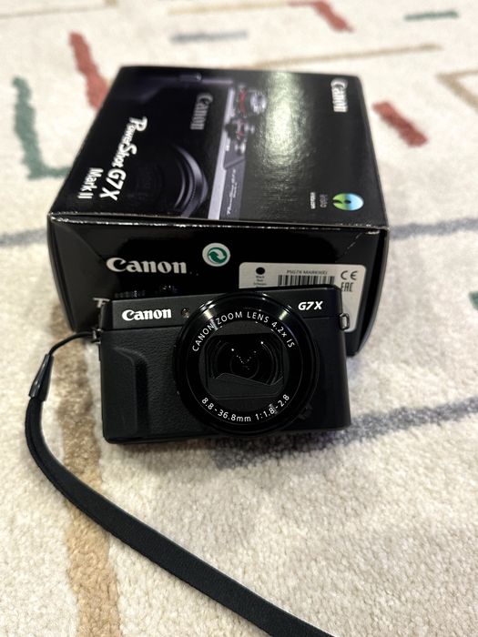 Canon G7x Mark II danificada por fora