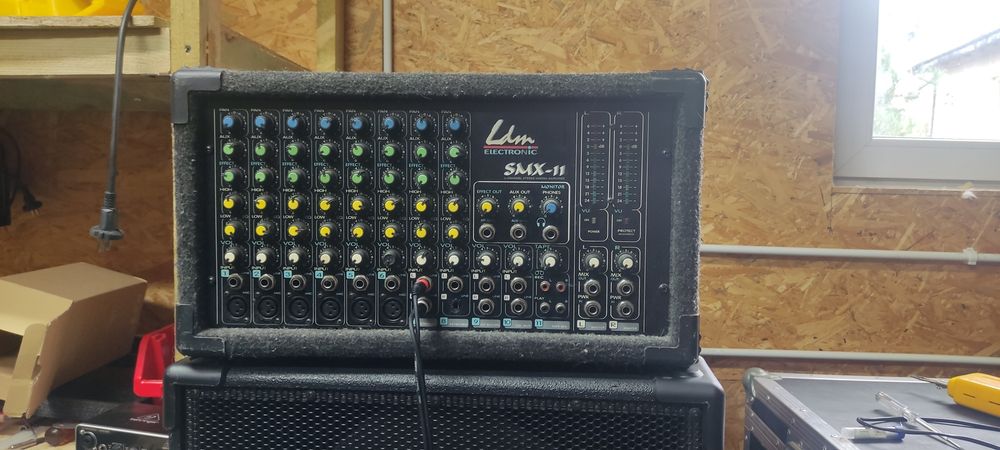 Kolumny LDM 15' 300 rms + power mikser