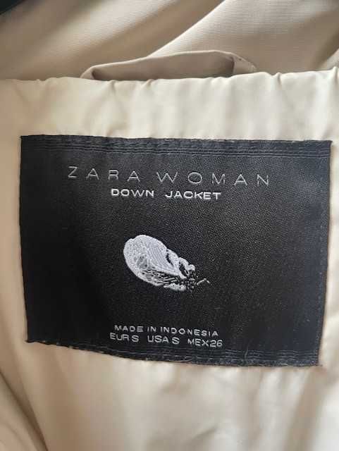 Casaco de penas ZARA como novo