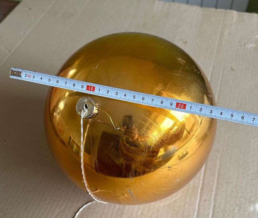 Большие новогодние шары, винтаж