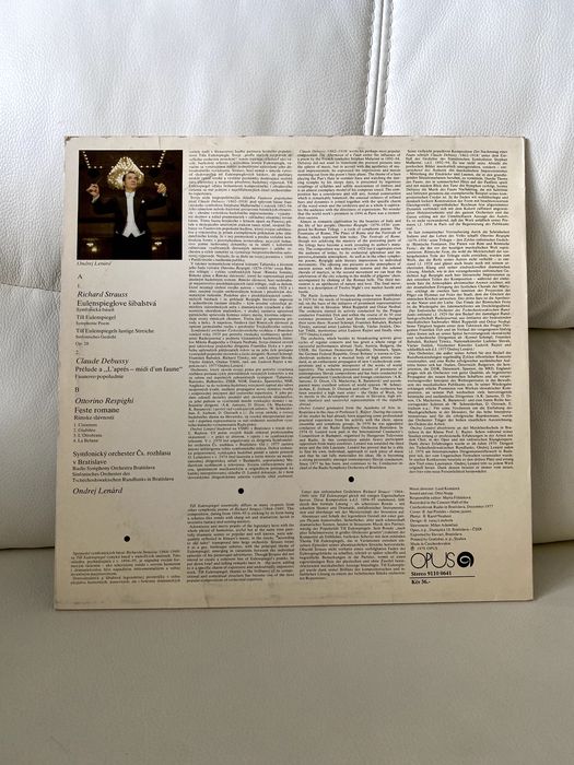 Płyta Winylowa Richard Strauss Claude Debussy Ottorino Respighi