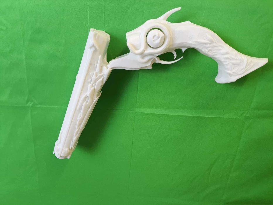Wuthering Waves (WUWA) Galbrena Shotgun pistol - cosplay / prop arma
