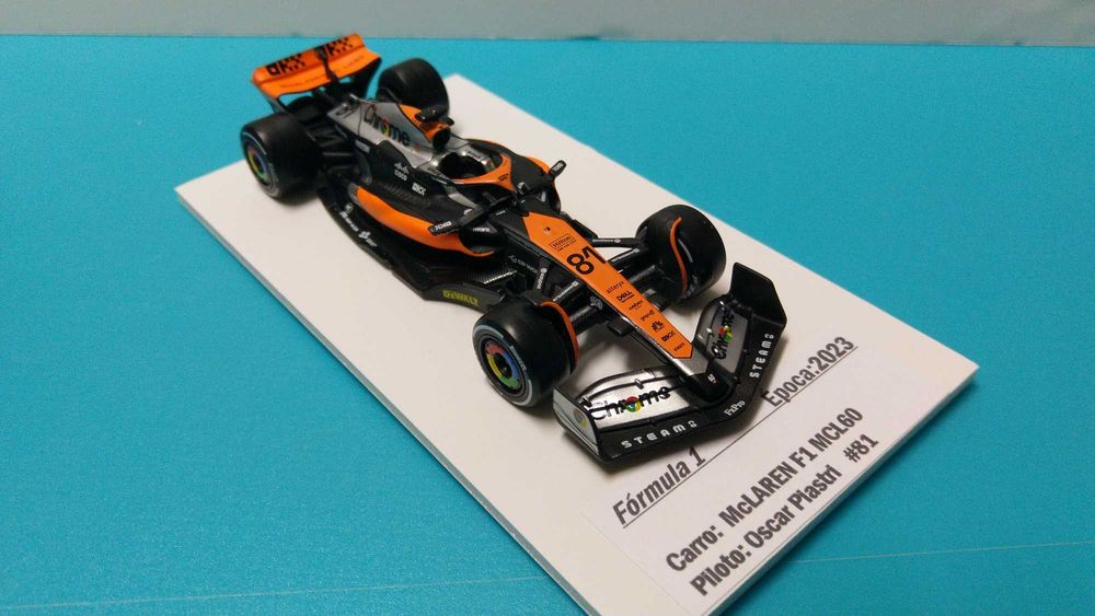 McLaren F1 MCL60 #81 Piastri - Mundial Fórmula 1 2023 - Miniatura 1/43