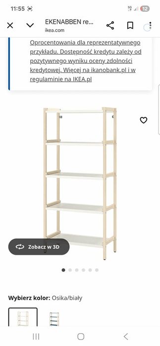 Regał Ikea Ekenabben